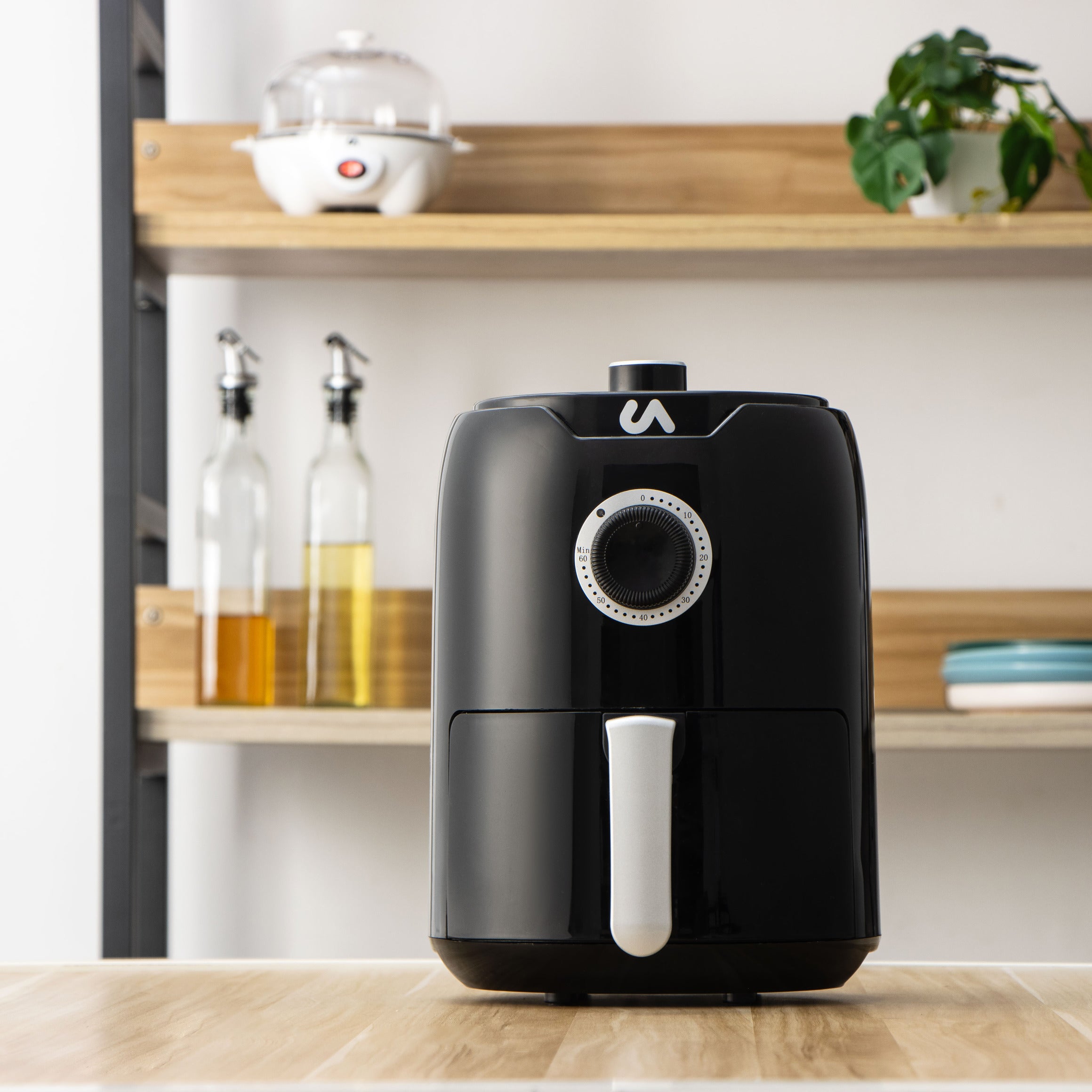 Uberappliance 2 Quart Air Fryer on a kitchen countertop