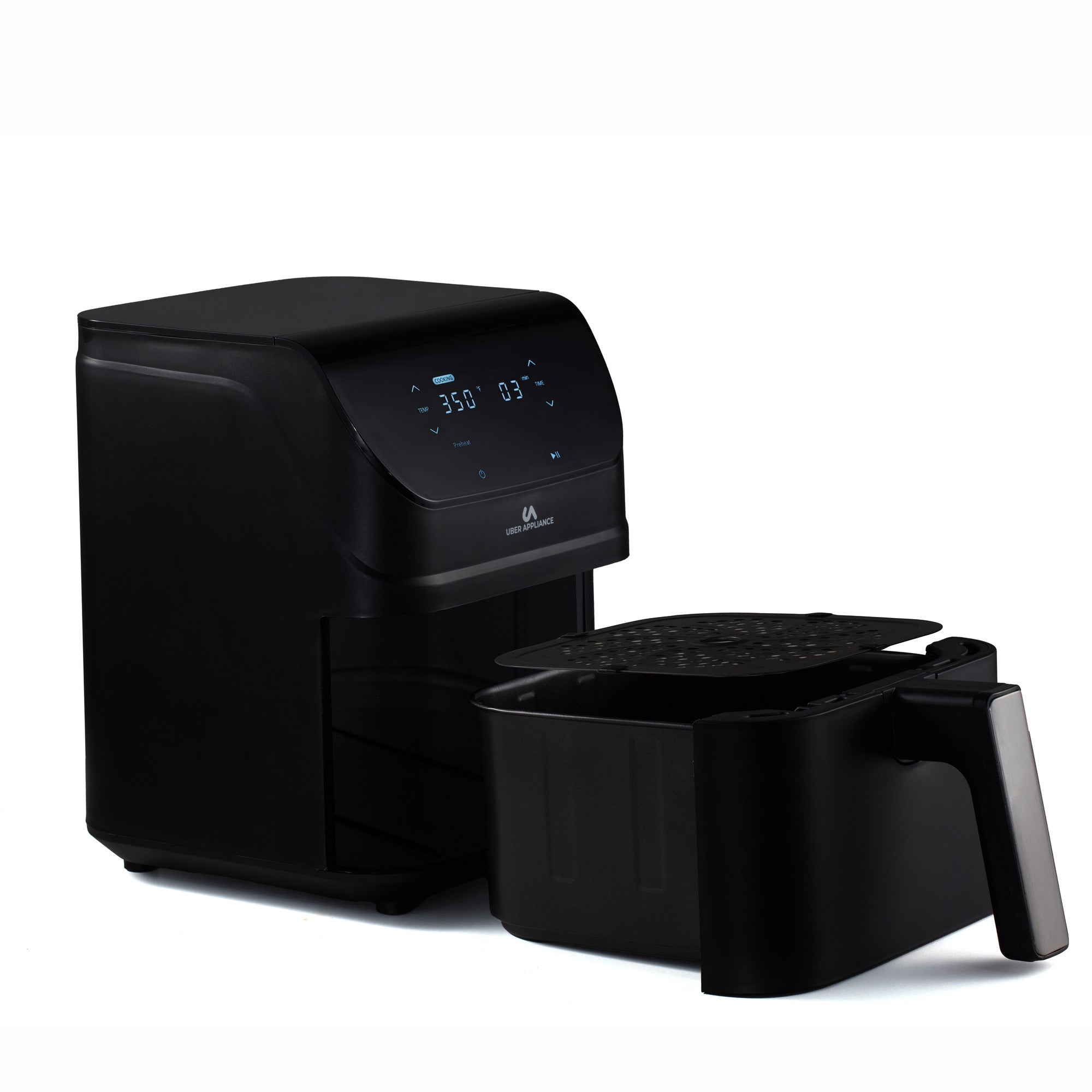Uberappliance Air Fryer XL Deluxe - 5Qt PFOA/PTFE Free Ceramic Non Stick
