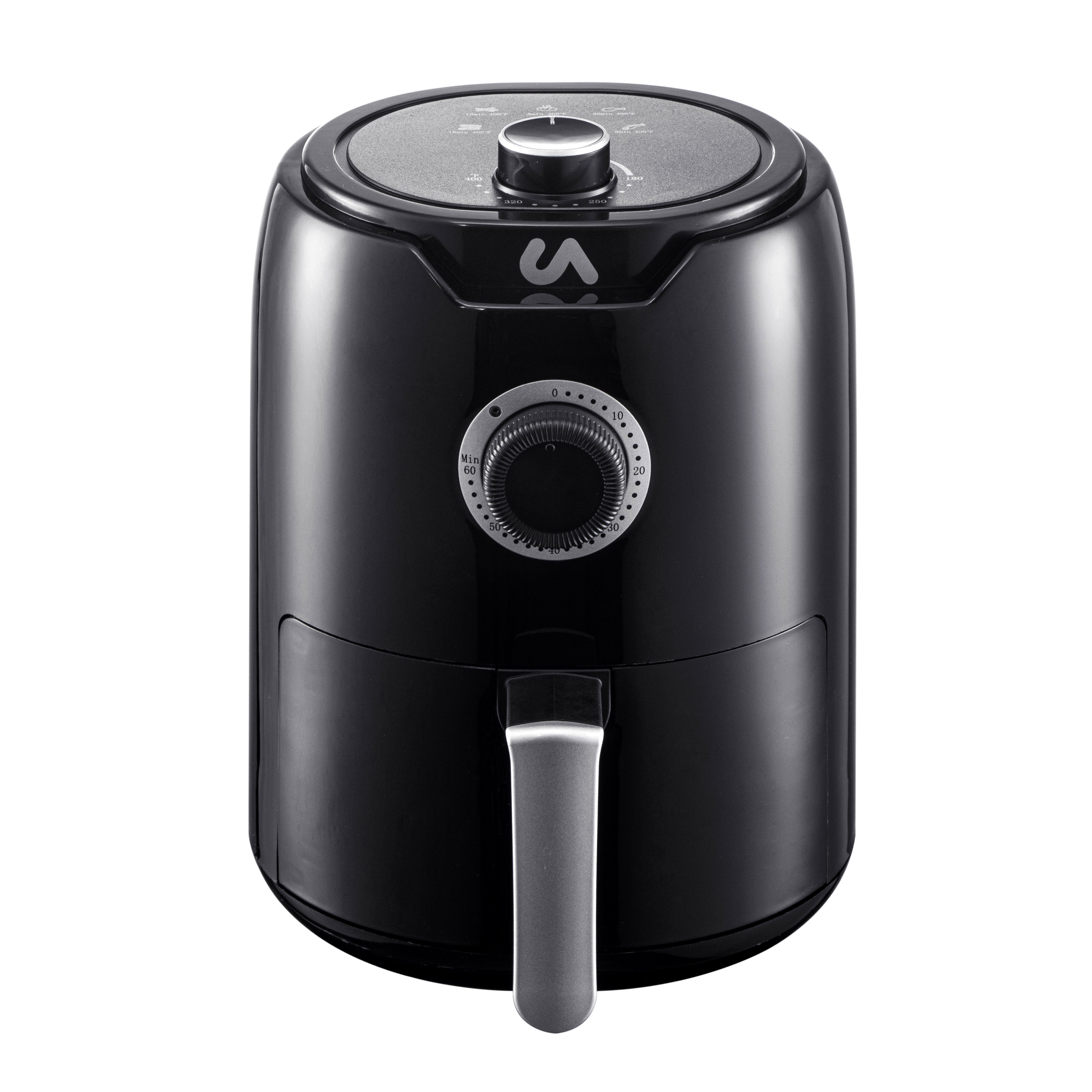 Uberappliance Air Fryer Mini PFOA/PTFE Free Ceramic non stick - 2Qt