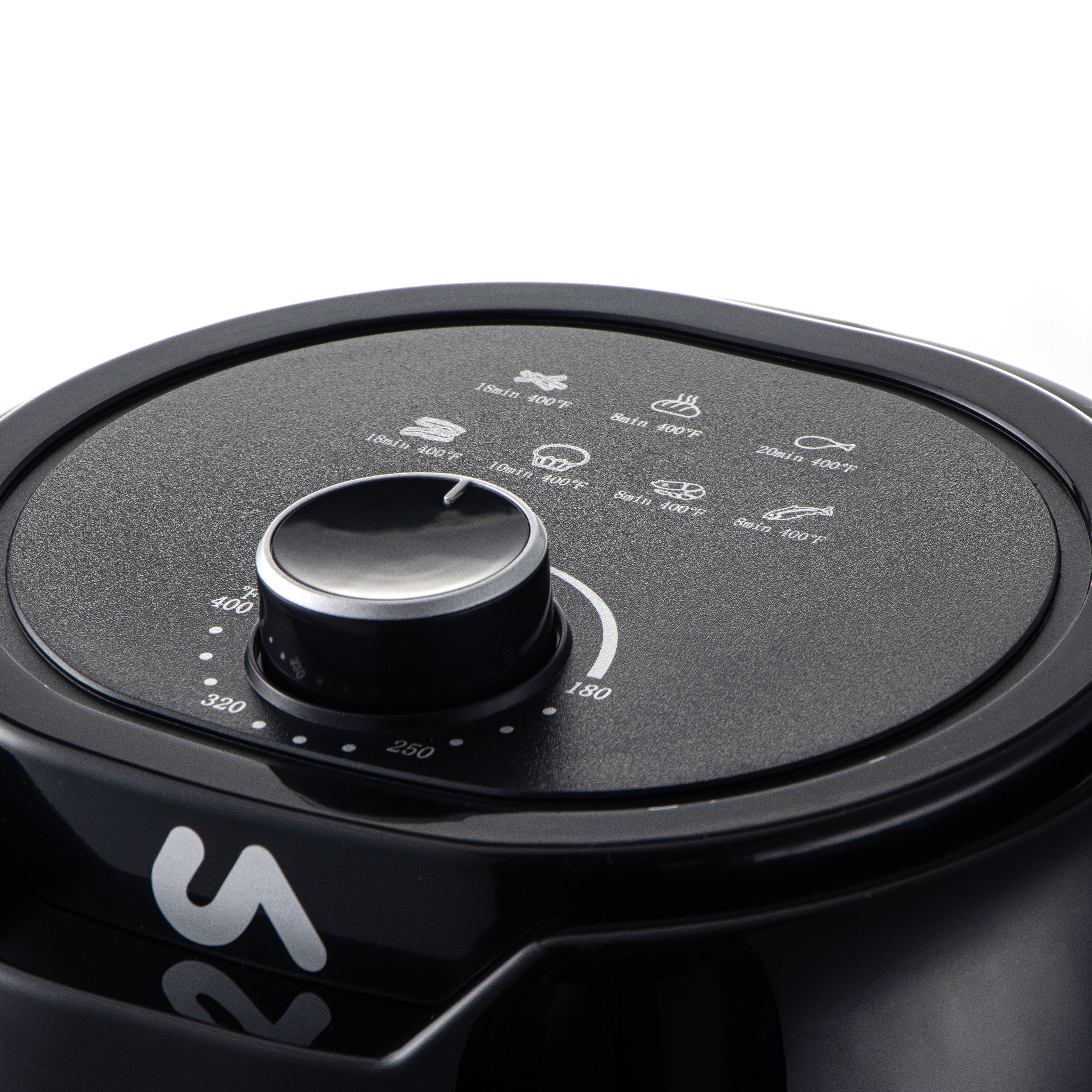 Uberappliance Air Fryer Mini PFOA/PTFE Free Ceramic non stick - 2Qt