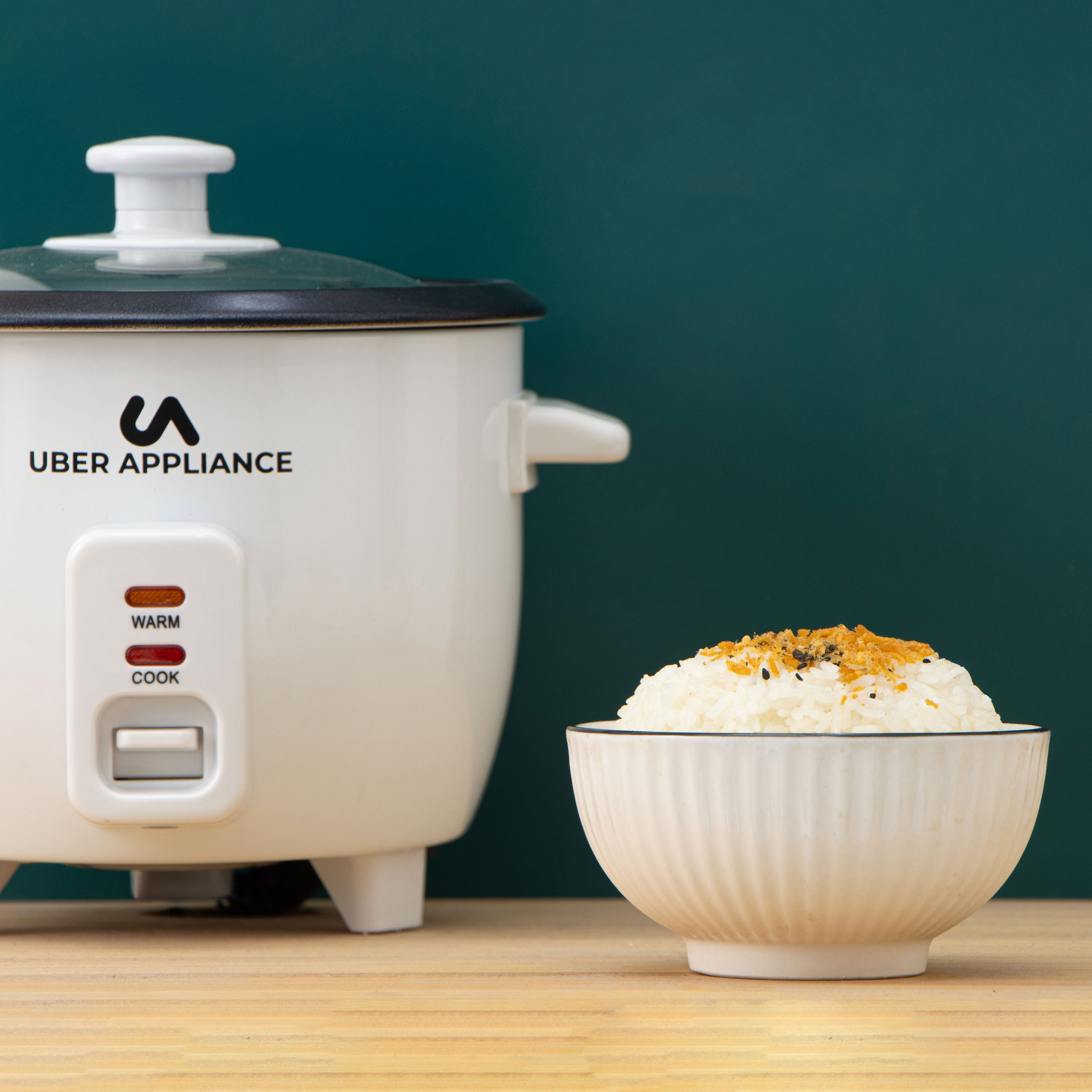 Uberappliance Rapid Rice Cooker 6 Cup capacity