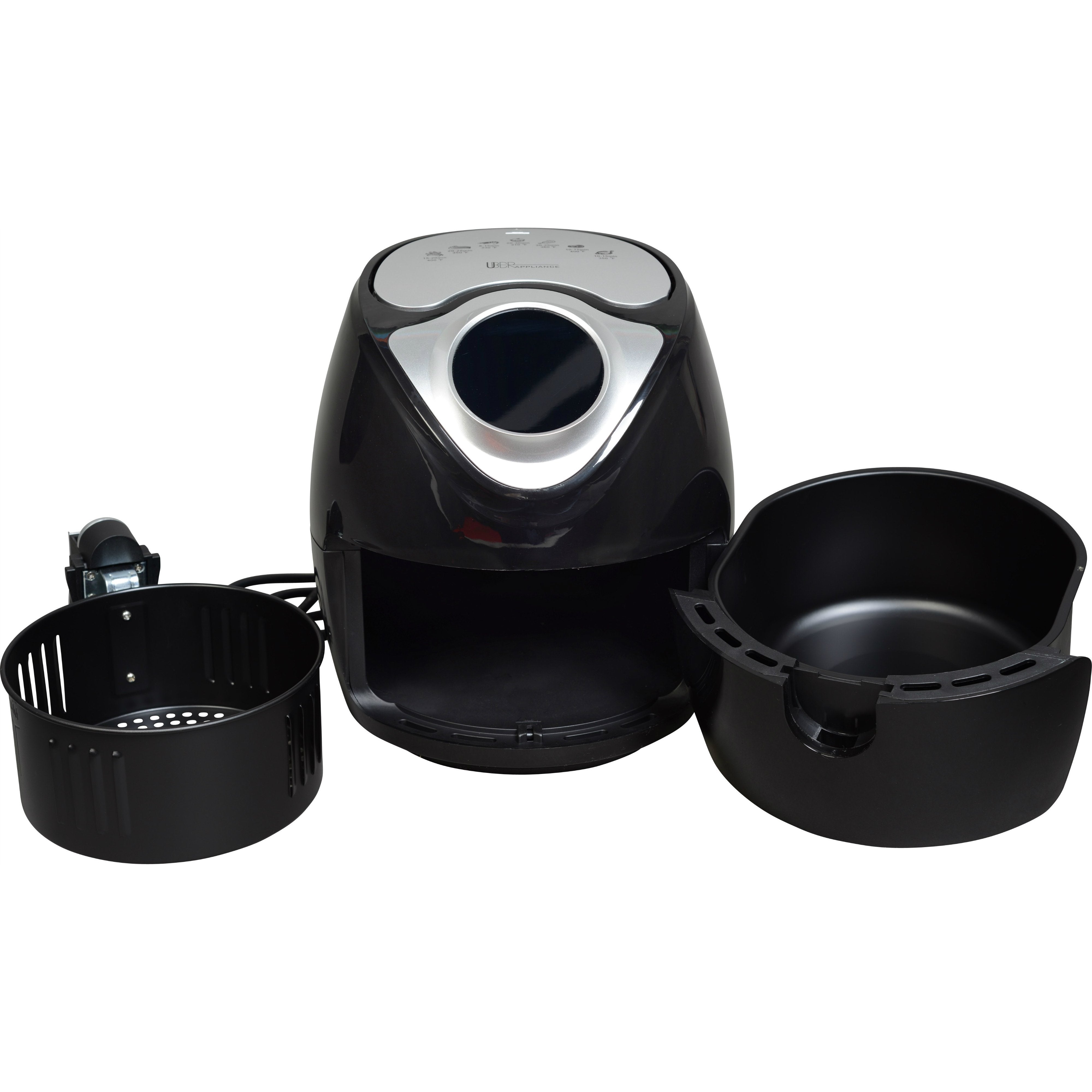 1300 Watt Uberappliance 3.7 QT Air Fryer With Digital Programmable Touch Screen