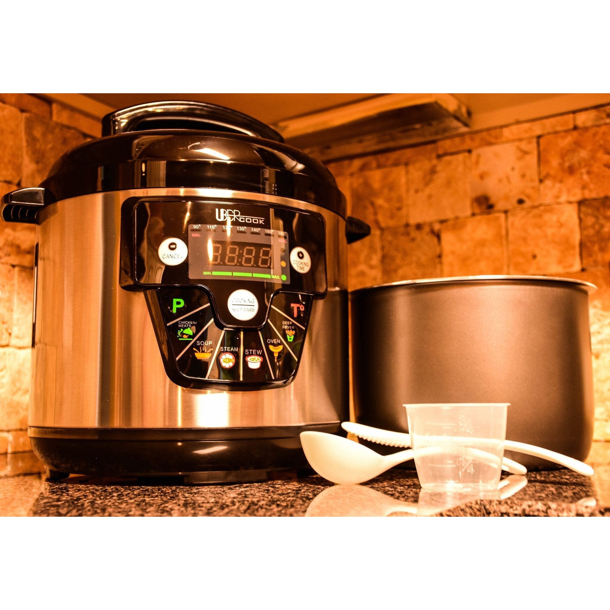 Uberappliance Uber Cook Electric Pressure Cooker Crock Pot Slow Cooker