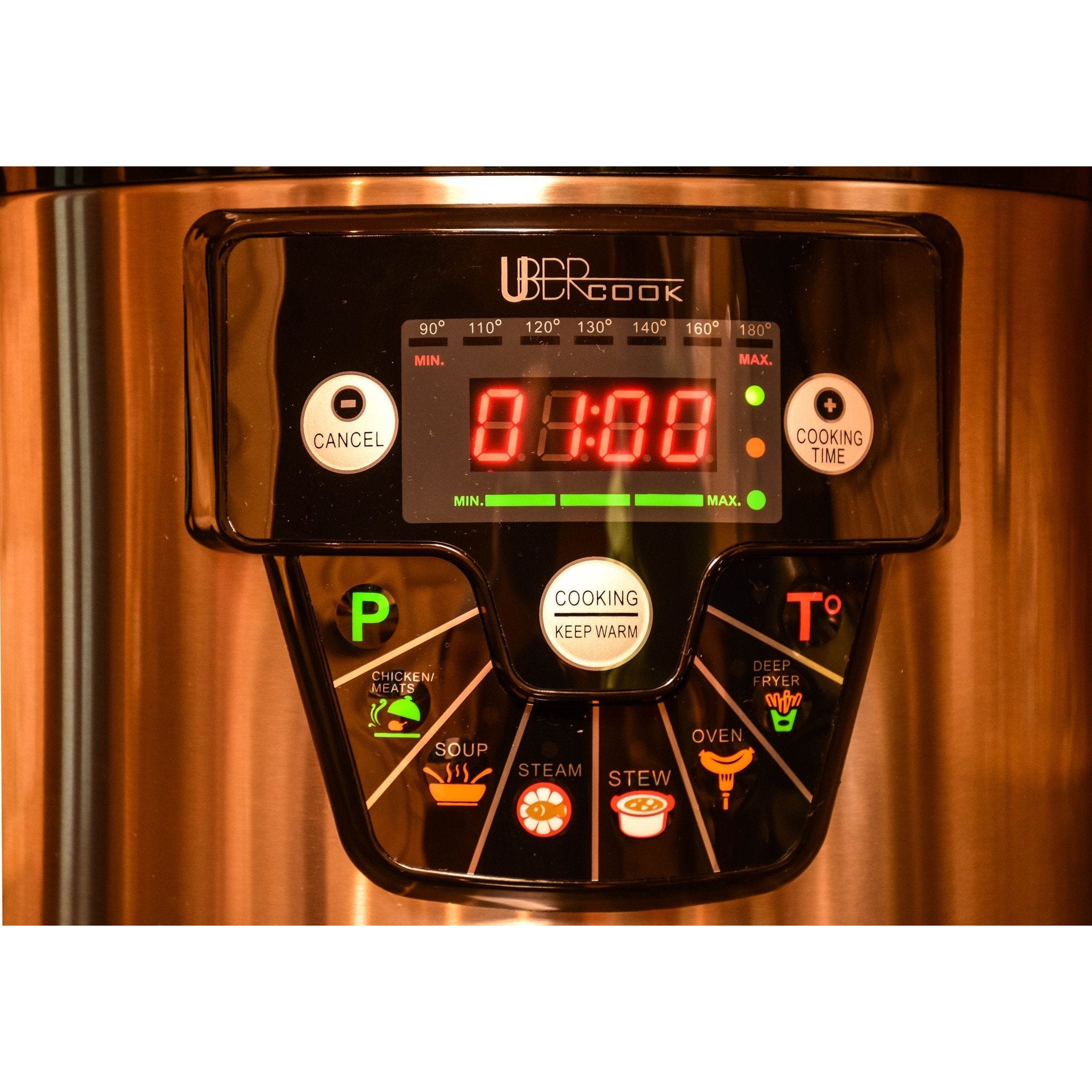 Uberappliance Uber Cook Electric Pressure Cooker Air Fryer Deep Fryer
